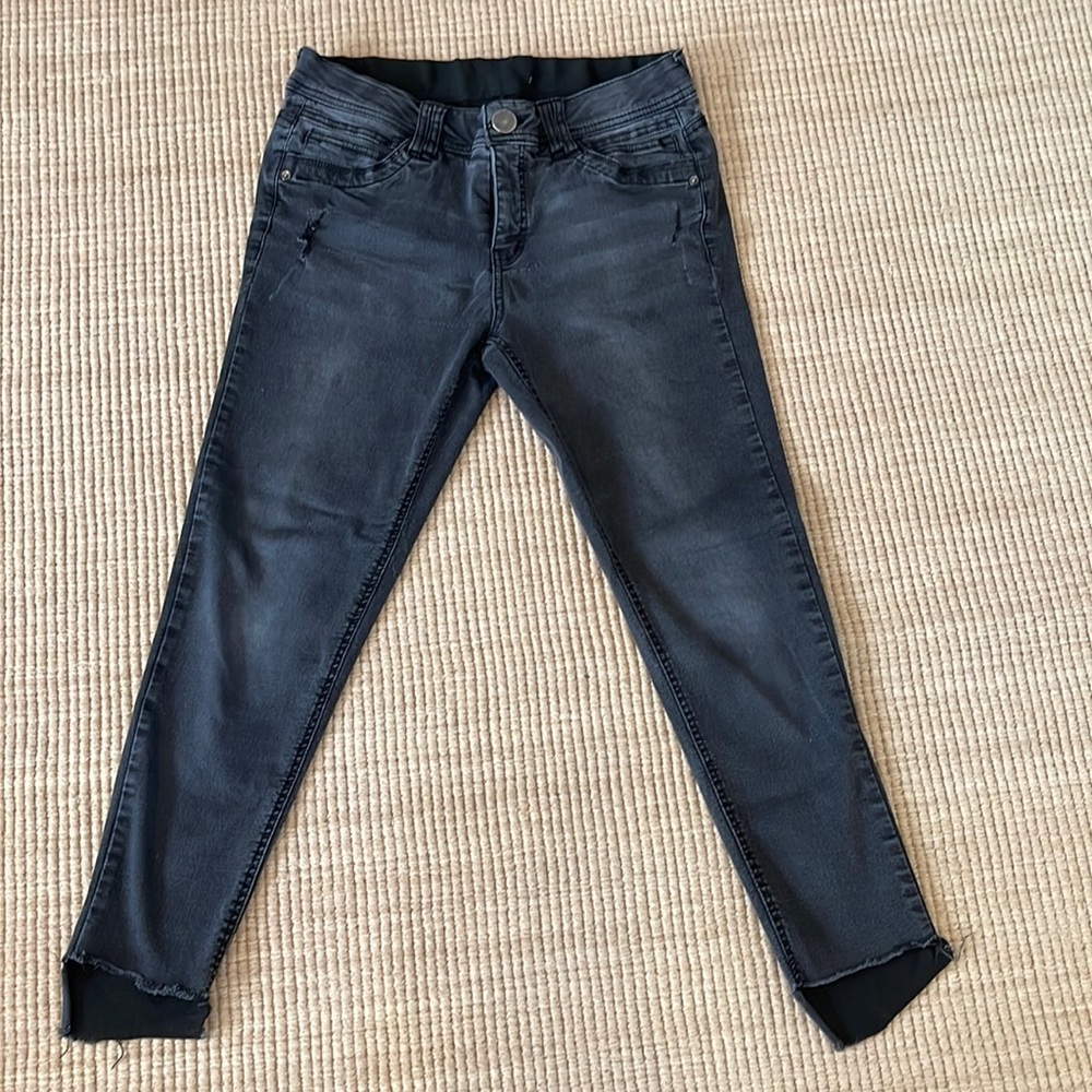 Women’s Democracy Jeans Mid-rise Black Gray Ankle Jeans Ab Technology 8